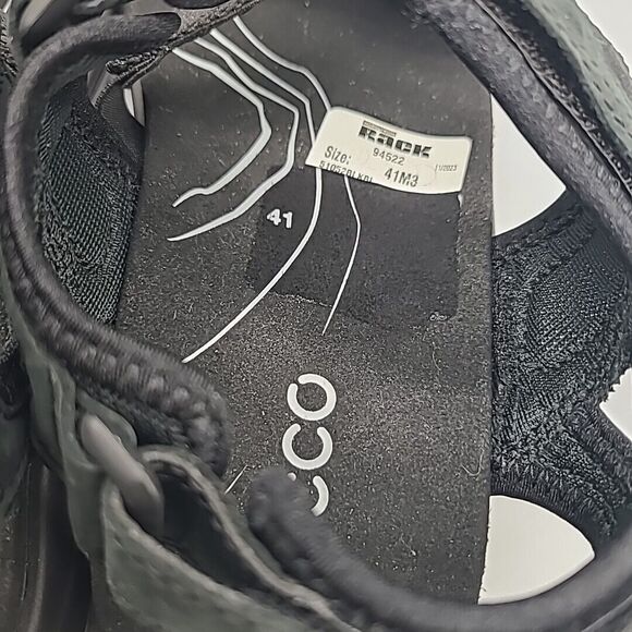 Ecco Men Sandals Sz 7-7.5/ 41 Offroad Yucatan Coast Black Textile Comfort New main image 7
